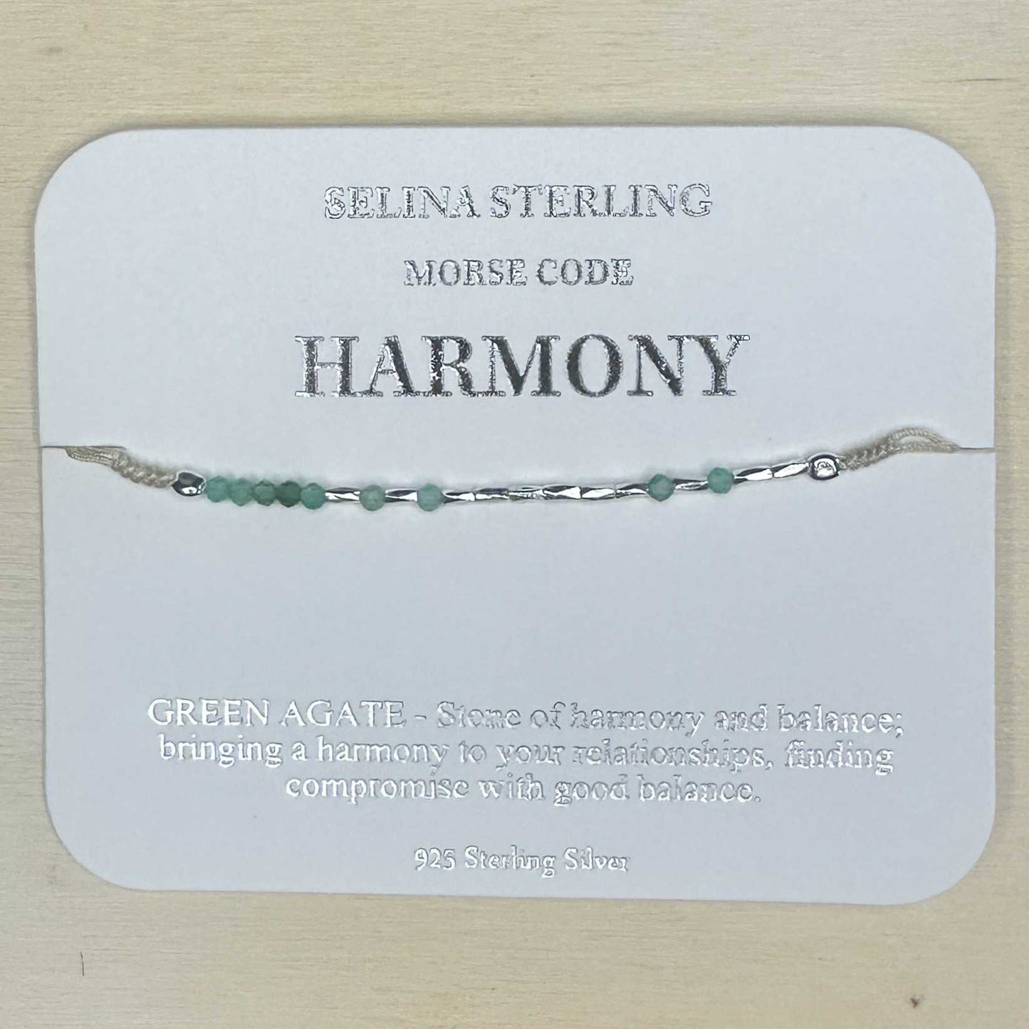 Fabienne - Morse Code Bracelet Harmony [Col:Silver]