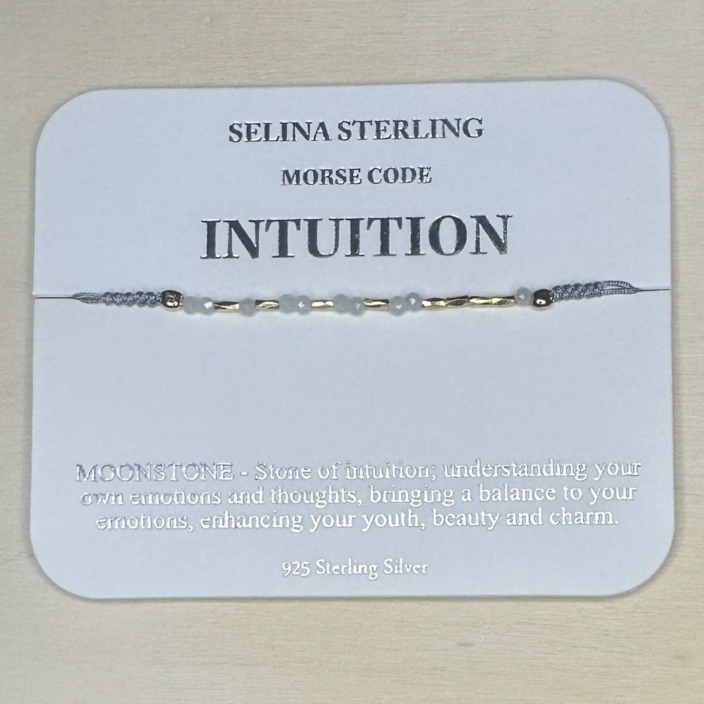 Fabienne - Morse Code Bracelet Intuition [Col:Gold]