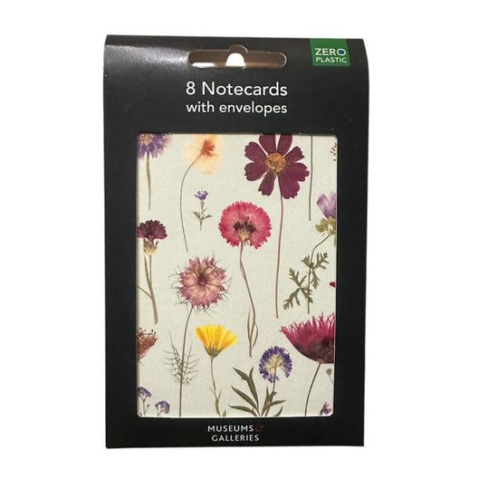 Mint Bloom Notecard Pack Of 8