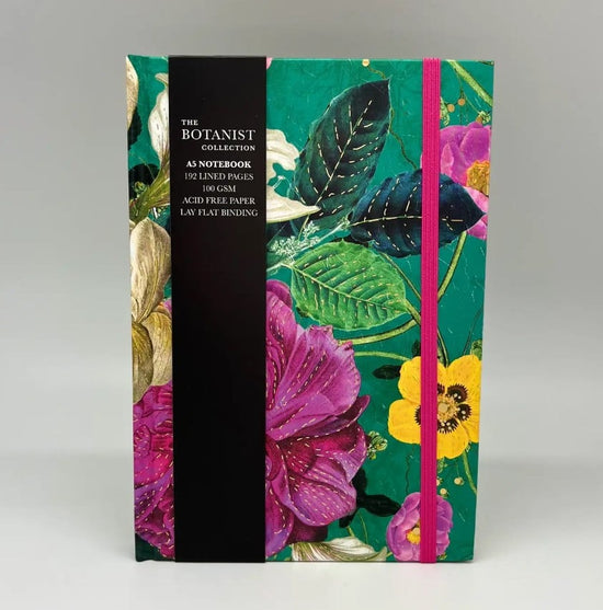 The Great British Card Company - The Botanist Collection Floral A5 Lined Journal