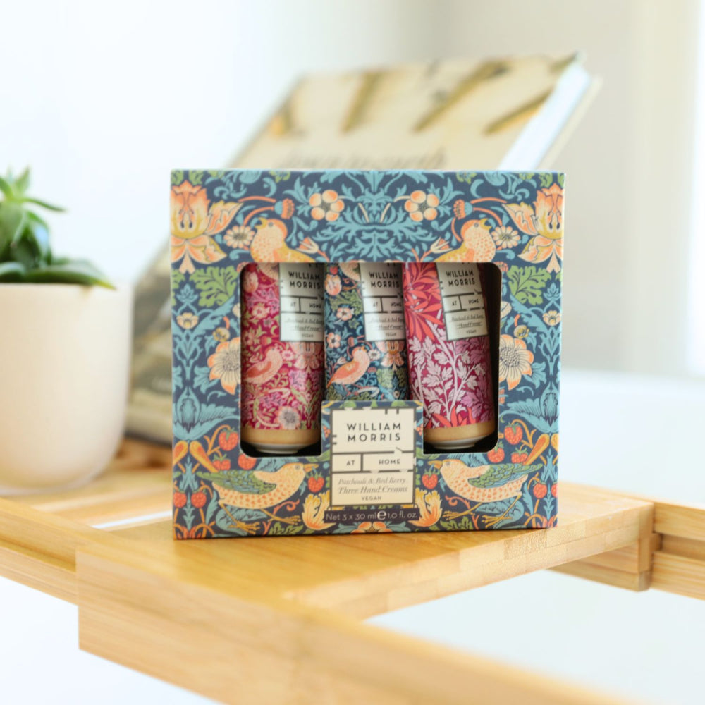 William Morris at Home |  Strawberry Thief Hand Cream Collection