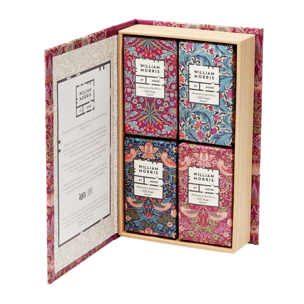 William Morris at Home |  Strawberry Thief Guest Soaps