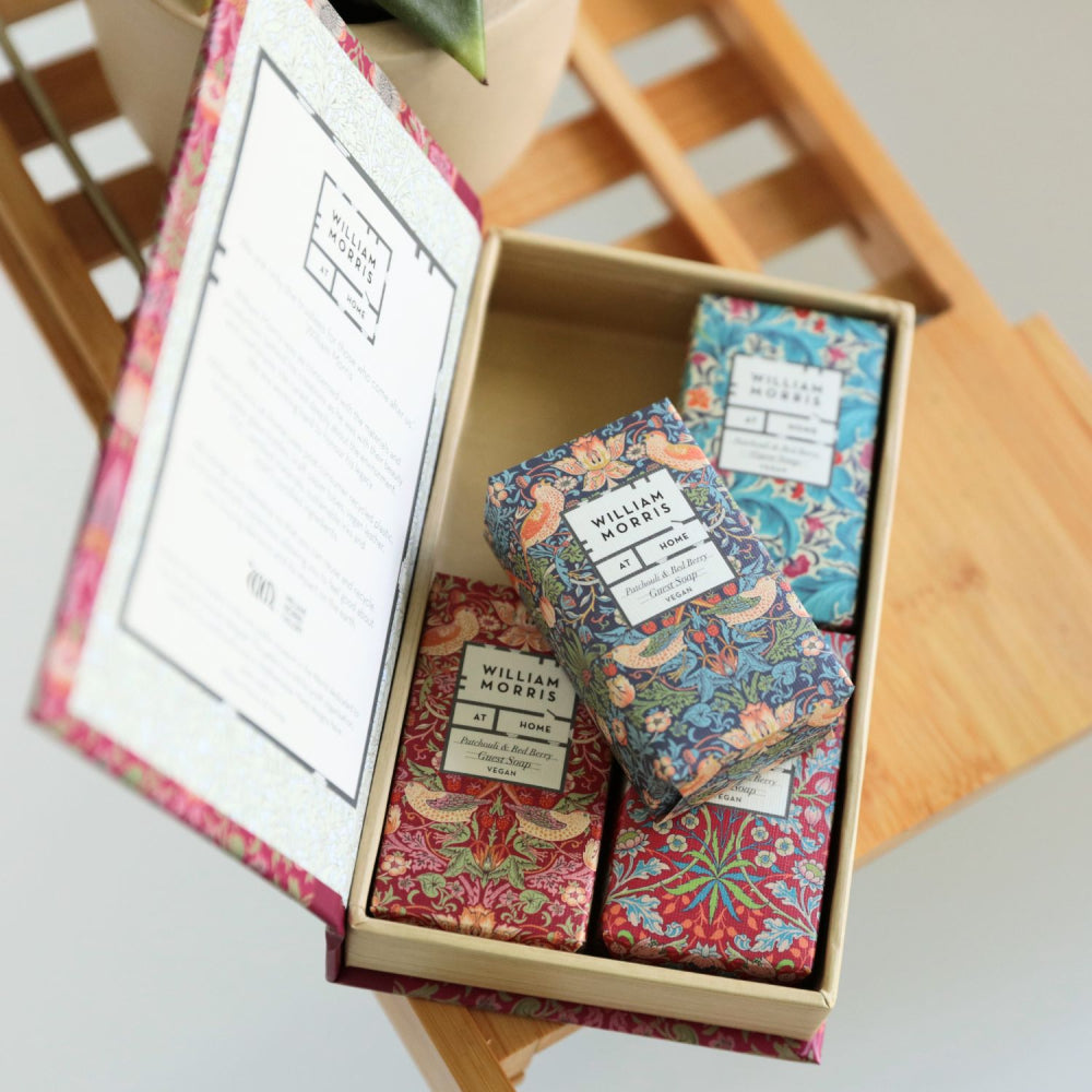 William Morris at Home |  Strawberry Thief Guest Soaps