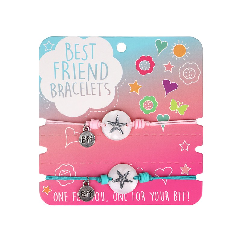 Best Friend Bracelets - Starfish Disc