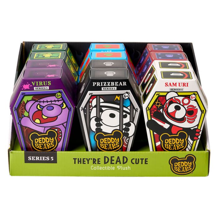 Deddy Bears | Series 5 Coffins 14cm [Stl:Edgar Allen Crow]