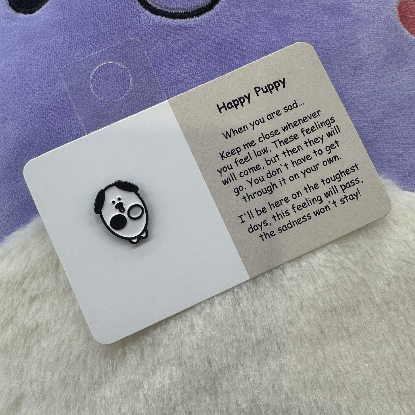 Happy Puppy Pin