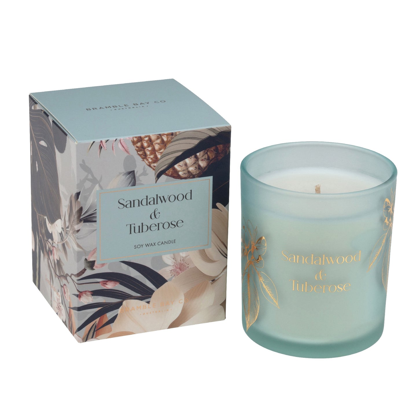 Bramble Bay Scent with Love - Sandalwood & Tuberose Candle