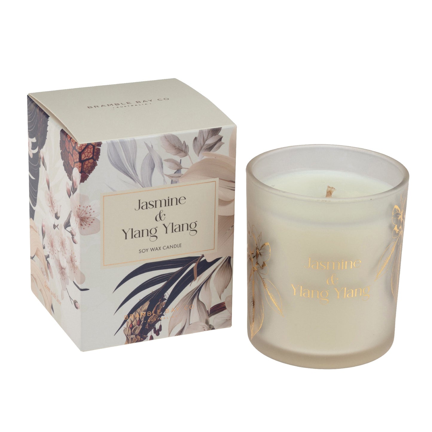 Bramble Bay Scent with Love - Jasmine & Ylang Ylang Candle
