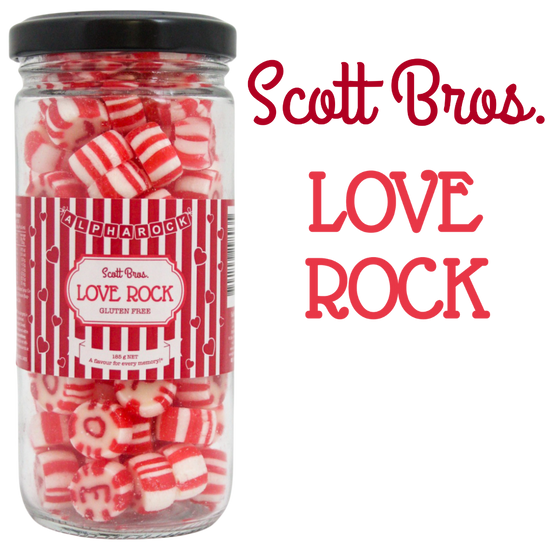 Scott Bros. Candy - Love Rock 185g