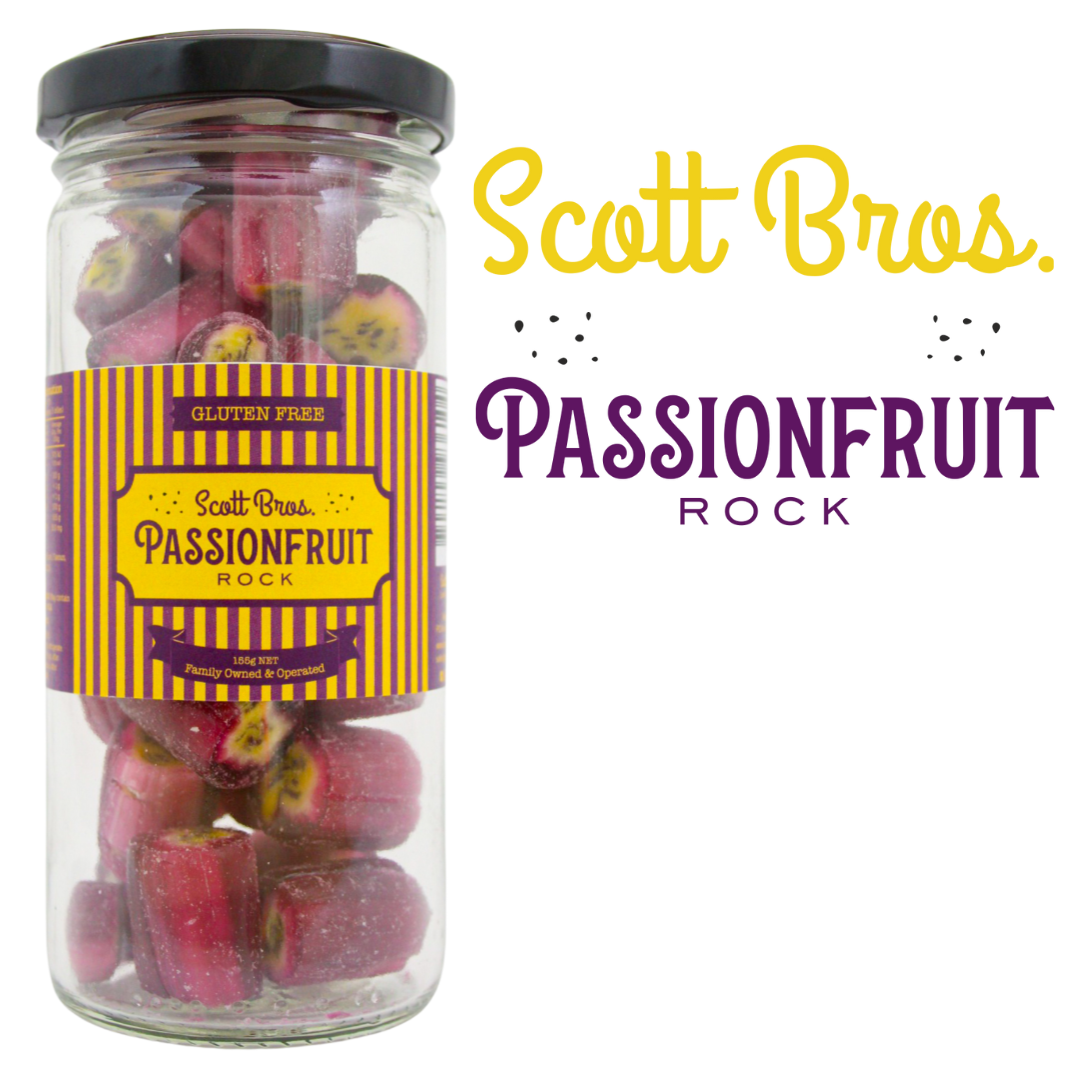 Scott Bros. Candy - Passionfruit Rock 175g