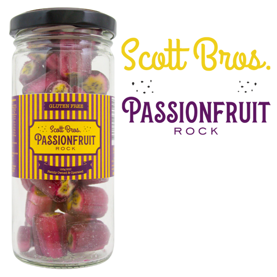 Scott Bros. Candy - Passionfruit Rock 175g