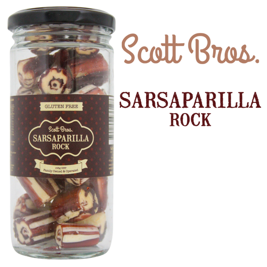 Scott Bros. Candy - Sarsaparilla Rock 155g