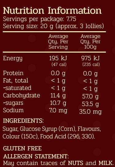 Scott Bros. Candy - Sarsaparilla Rock 155g