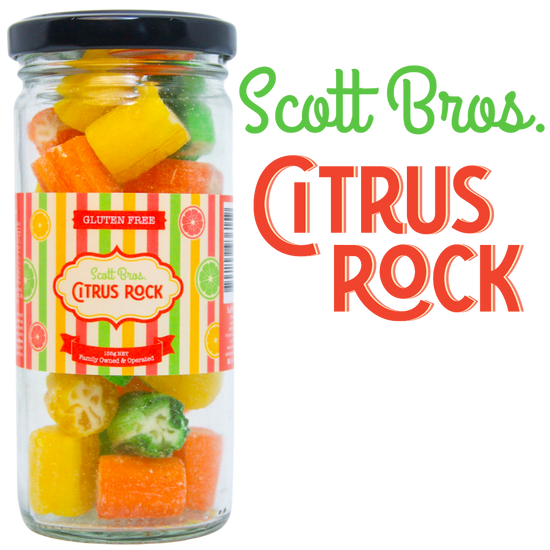 Scott Bros. Candy - Citrus Rock 175g