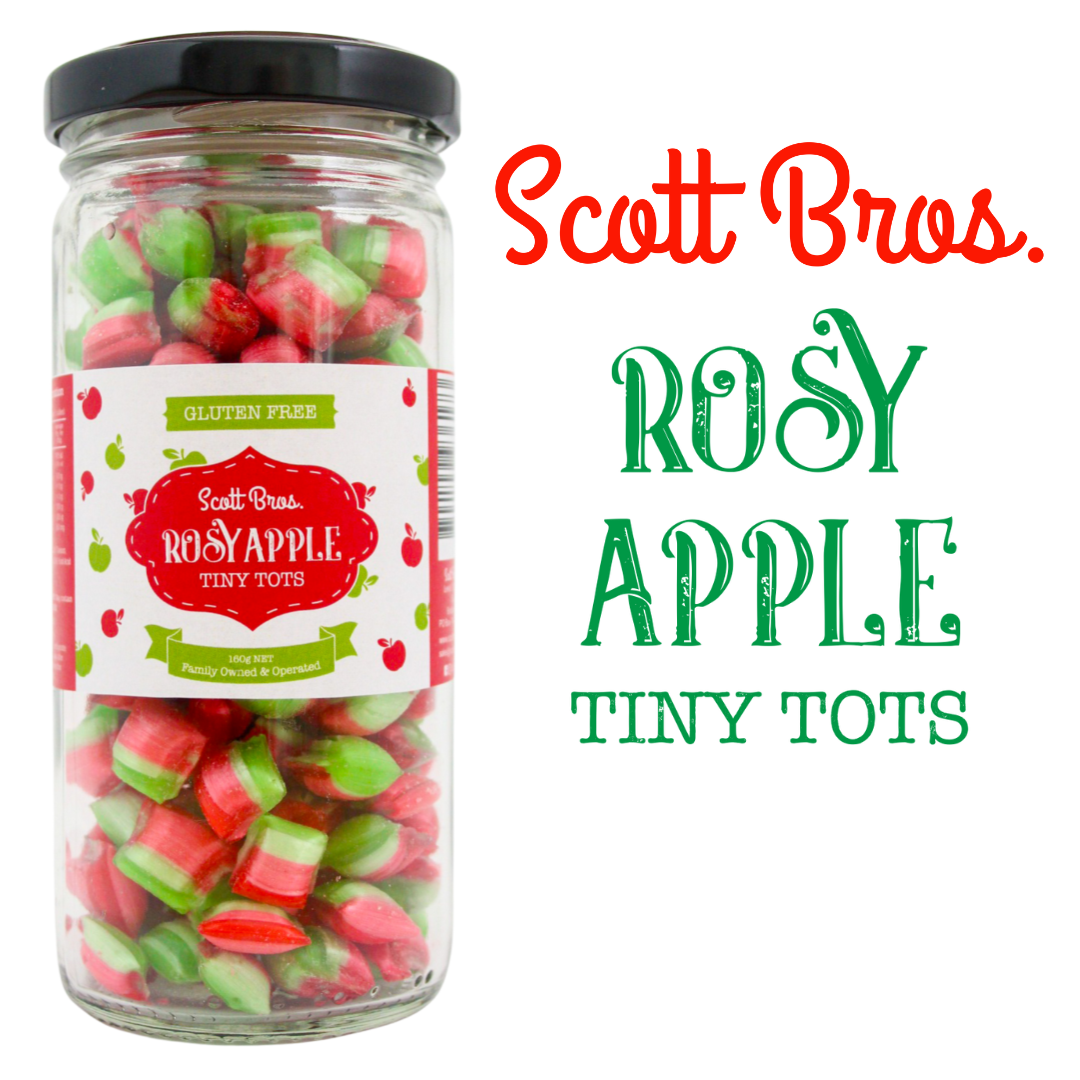 Scott Bros. Candy - Rosy Apple Tiny Tots 160g