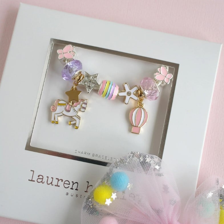 Lauren Hinkley Charm Bracelet - Unicorn Carousel