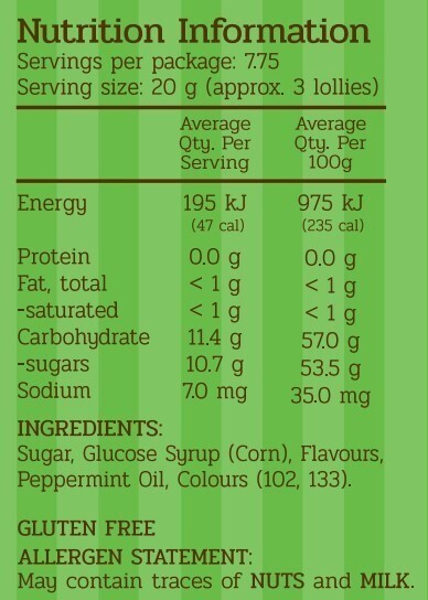 Scott Bros. Candy - Choc Mint Crunch 175g