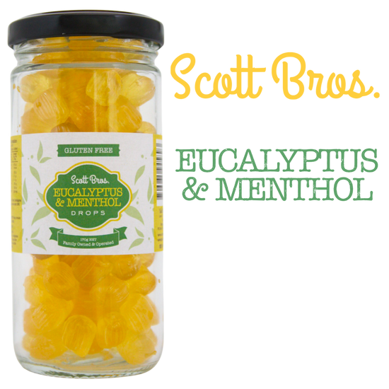 Scott Bros. Candy - Eucalyptus & Menthol Drops 185g