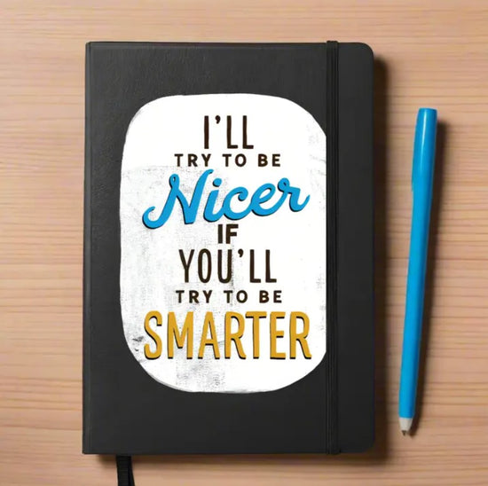 I'll Try To Be Nicer Notebook