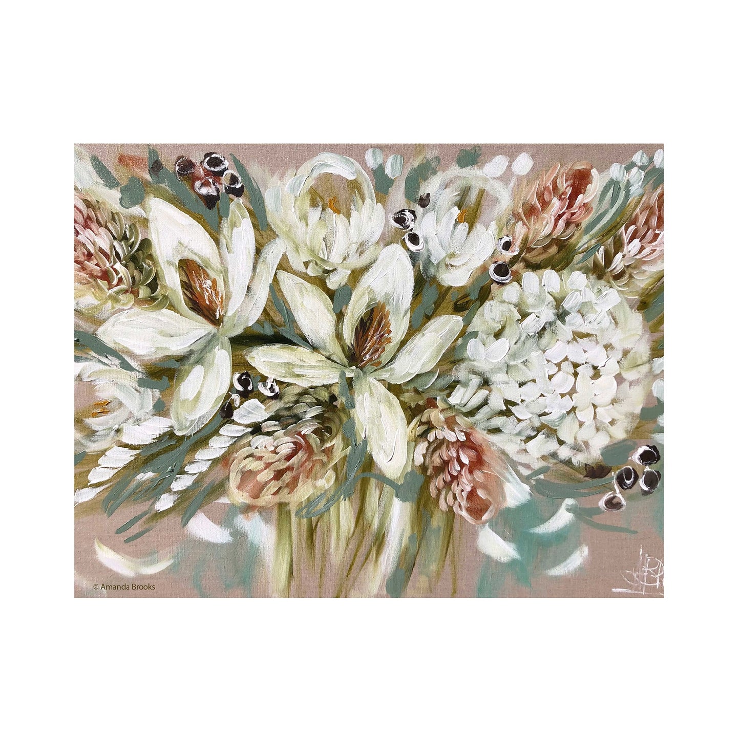 Lilli Rock - Placemat Magnolia & Banksia Set Of 4