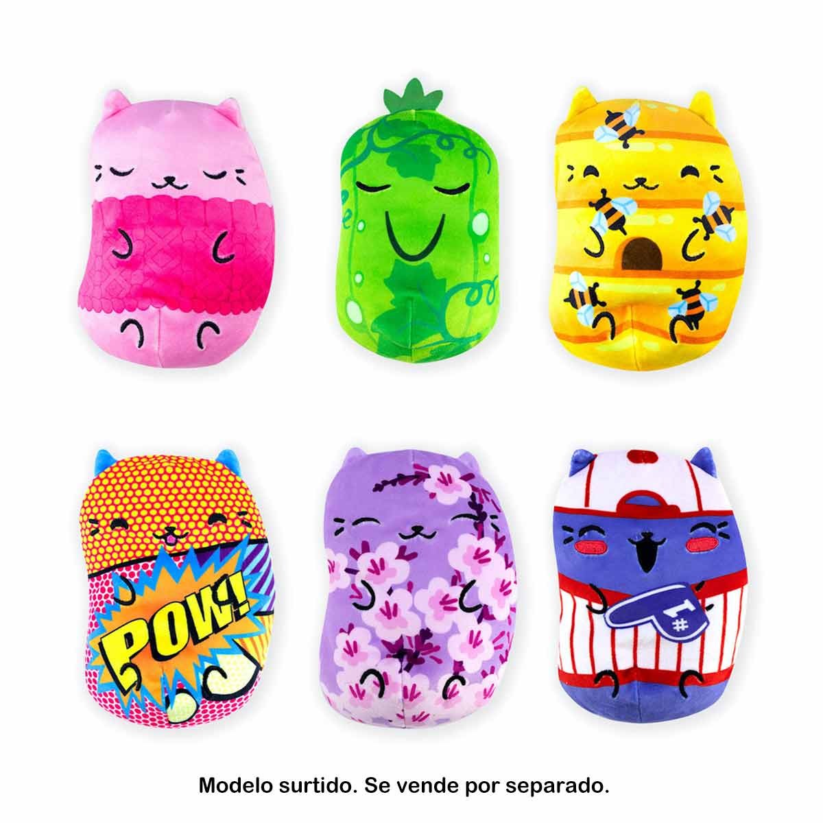 Cats Vs Pickles Bean Plush Asstd