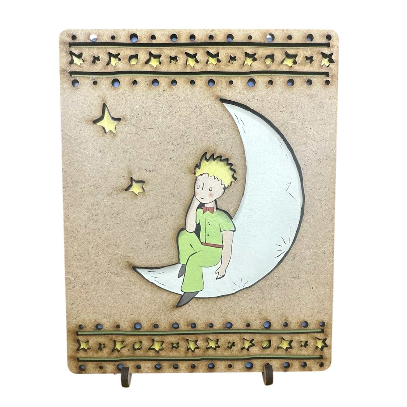 Komoni - Le Petit Prince Moon Stars Pop Up Art