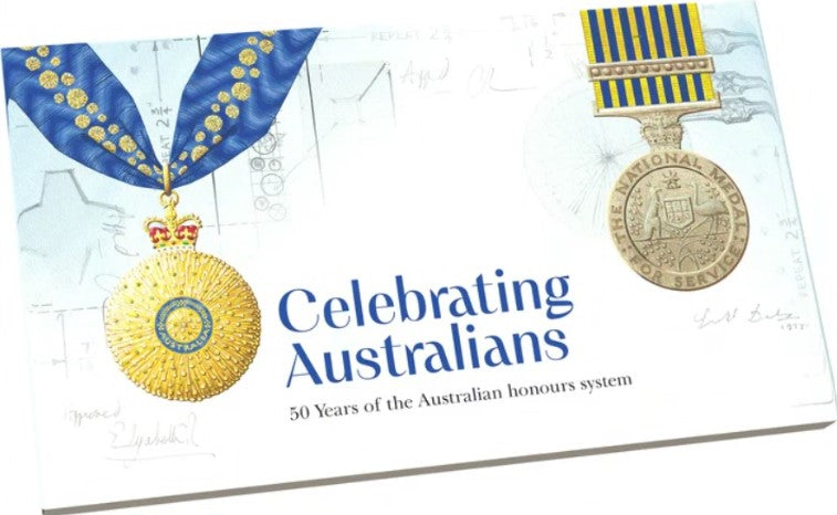 Royal Australian Mint - 2025 6 Coin Coloured Unc. Year Set 50th Anniversary of Australian Honours and Awards System