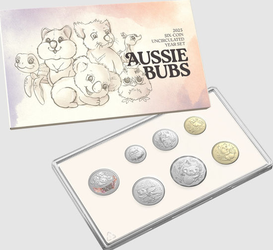 Royal Australian Mint - 2025 Baby Year 6 Coin set  Aussie Bubs