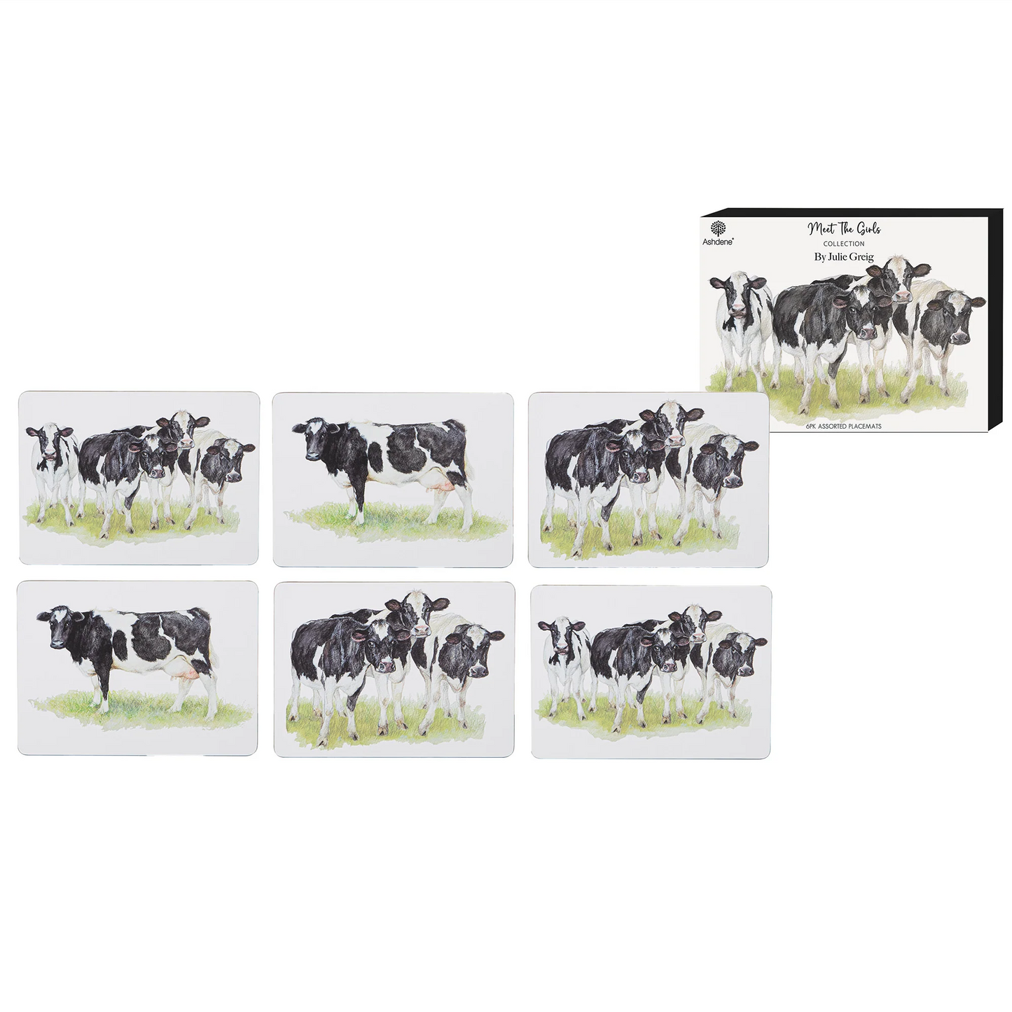 Ashdene - Meet The Girls 6pk Placemat