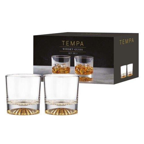 Enzo Gold 2pk Whisky Glass
