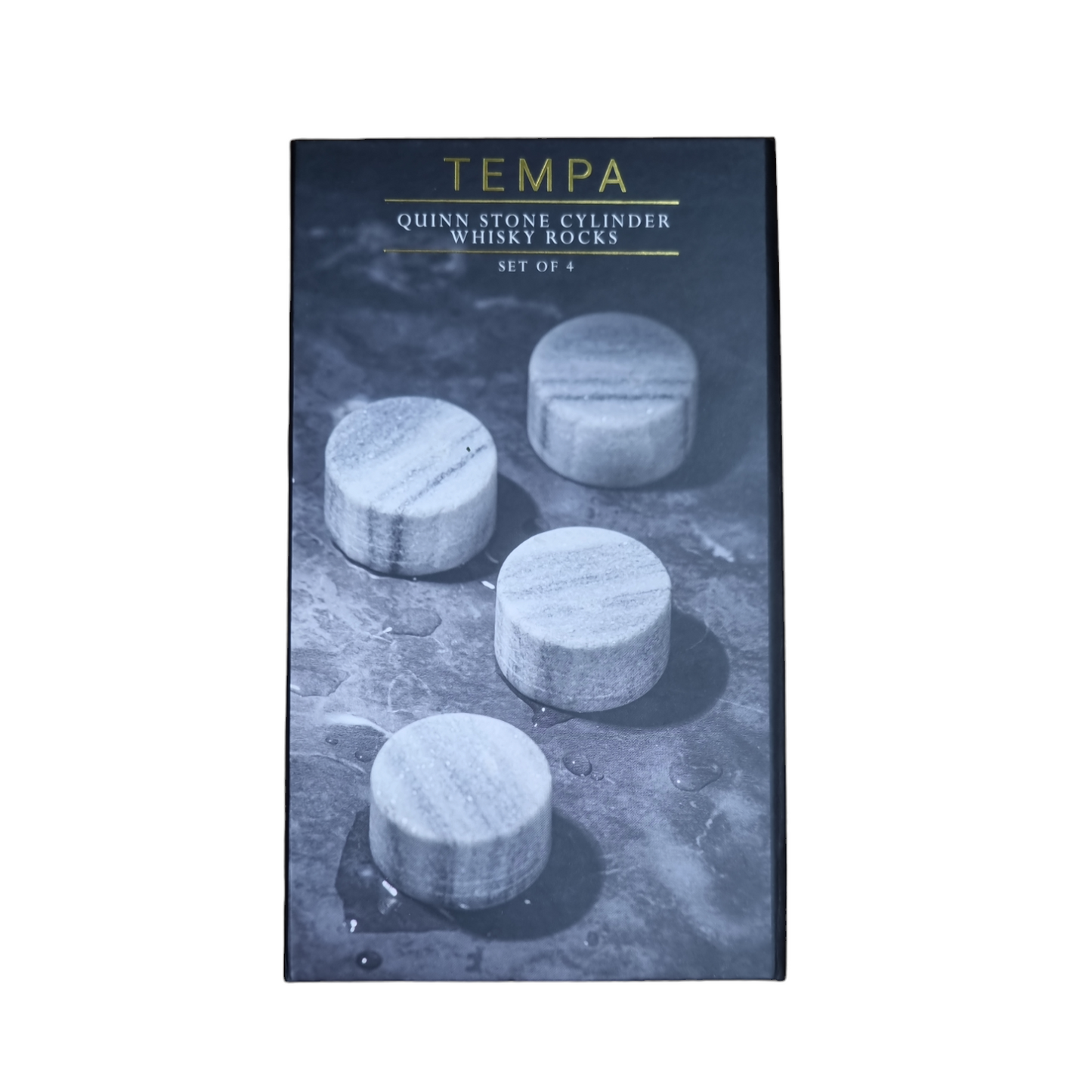 Quinn Stone Cylinder 4pk Whiskey Rocks