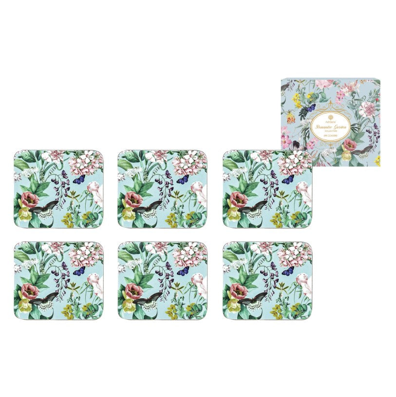 Romantic Garden - Coaster Set Of 6