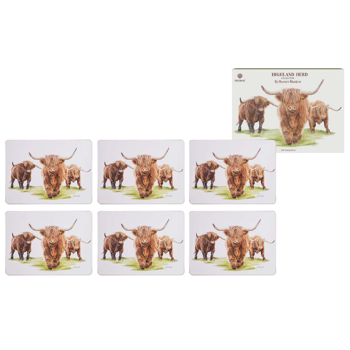 Highland Herd 6pk Placemat 