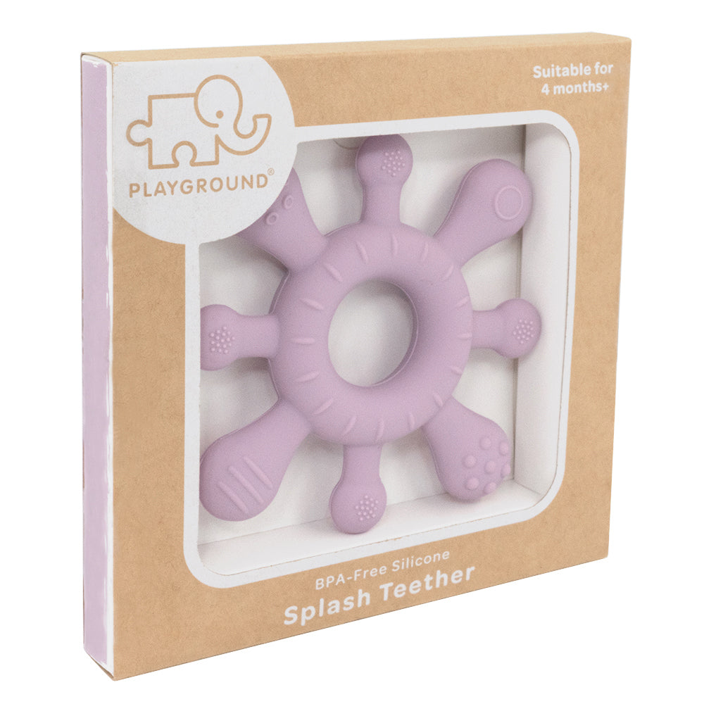 Silicone Splash Teether - Dusty Mauve