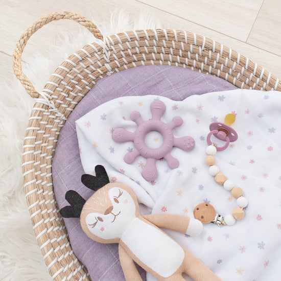 Silicone Splash Teether - Dusty Mauve
