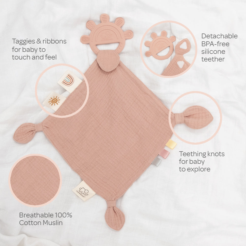 Silicone Comfort Teether - Rose
