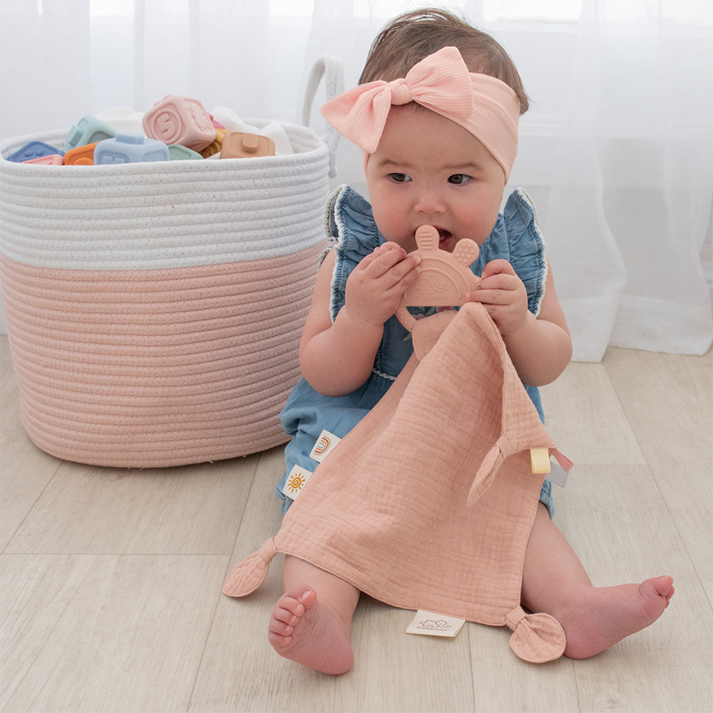 Silicone Comfort Teether - Rose