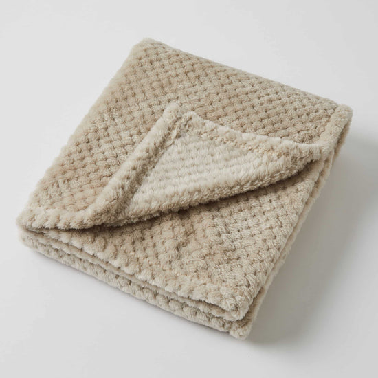 Aria Baby Blanket - Latte