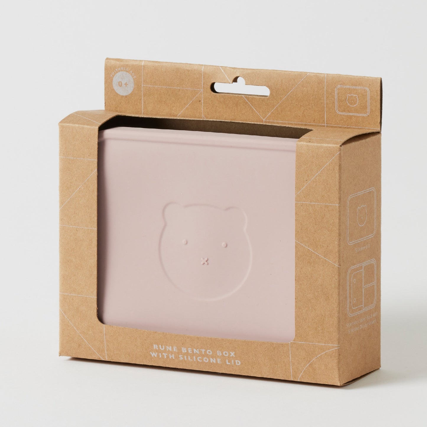 Rune Bento Box With Silicone Lid – Musk