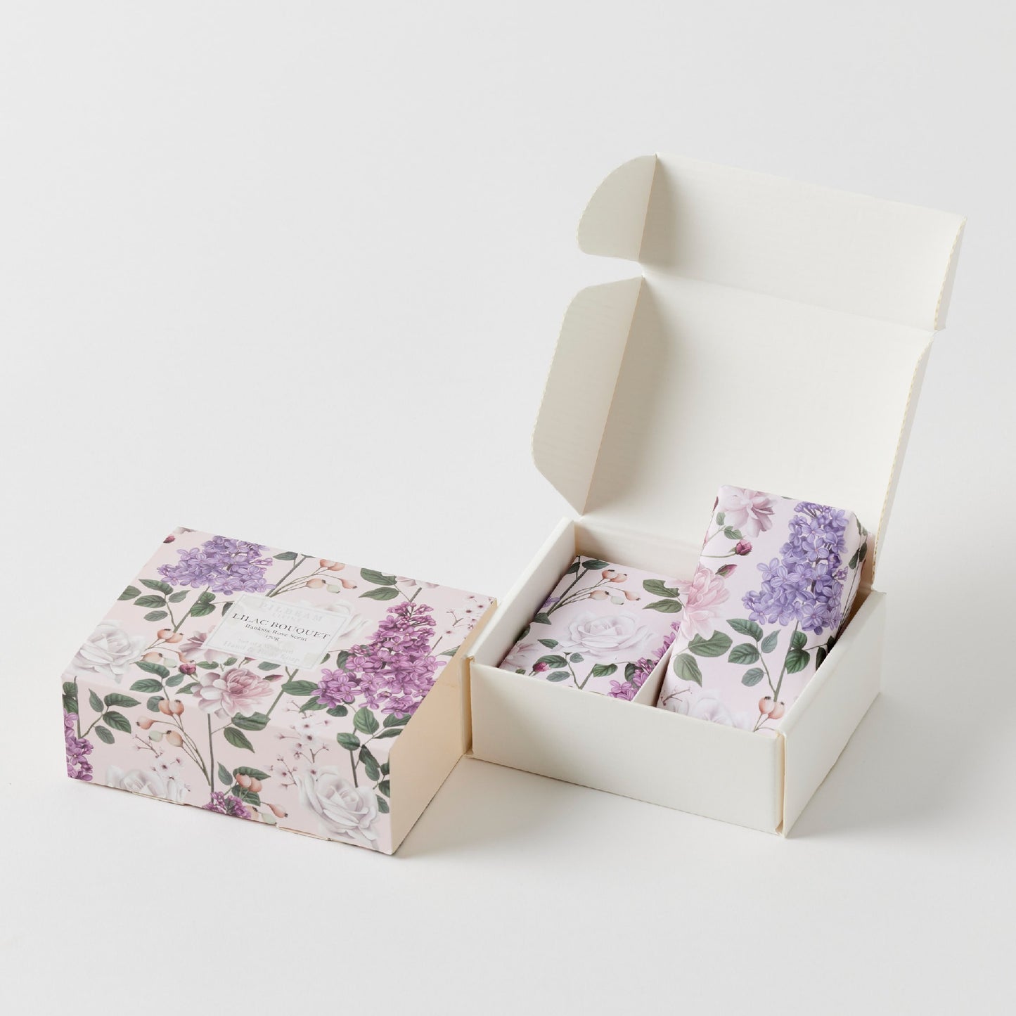 Lilac Bouquet Scented Soap Gift Set Of 2