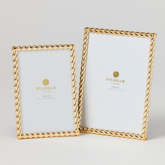 Loren 4x6" Photo Frame - Gold