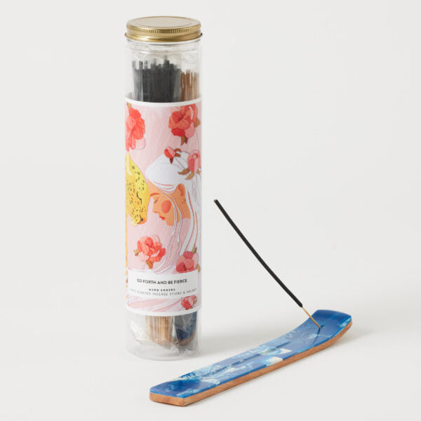 Pilbeam Living - Go Forth and be Fierce 100pc Incense with Holder