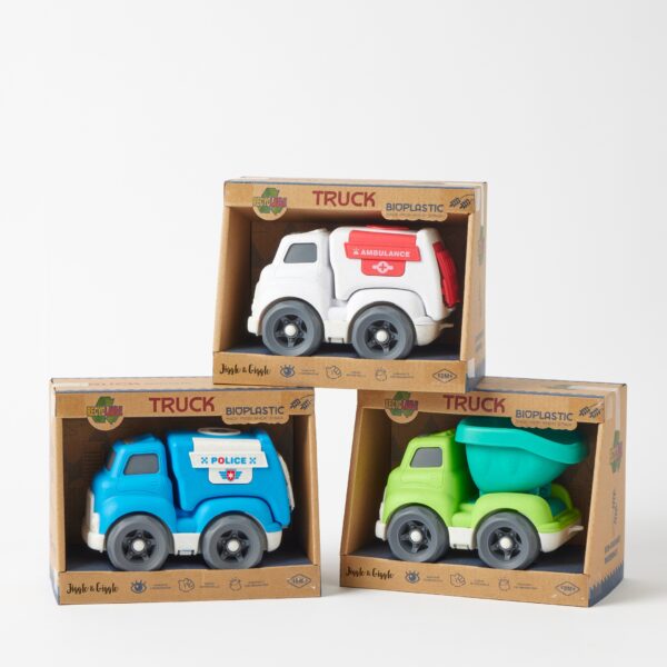 Jiggle & Giggle | Bioplastic Utility Truck Tip Truck 