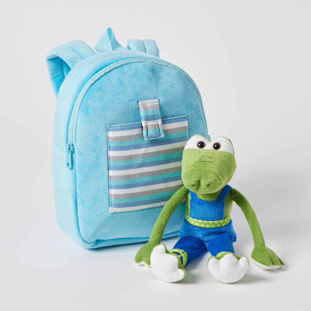 jiggle-giggle-plush-croc-buddy-backpack-blue/green-crocodile-bag