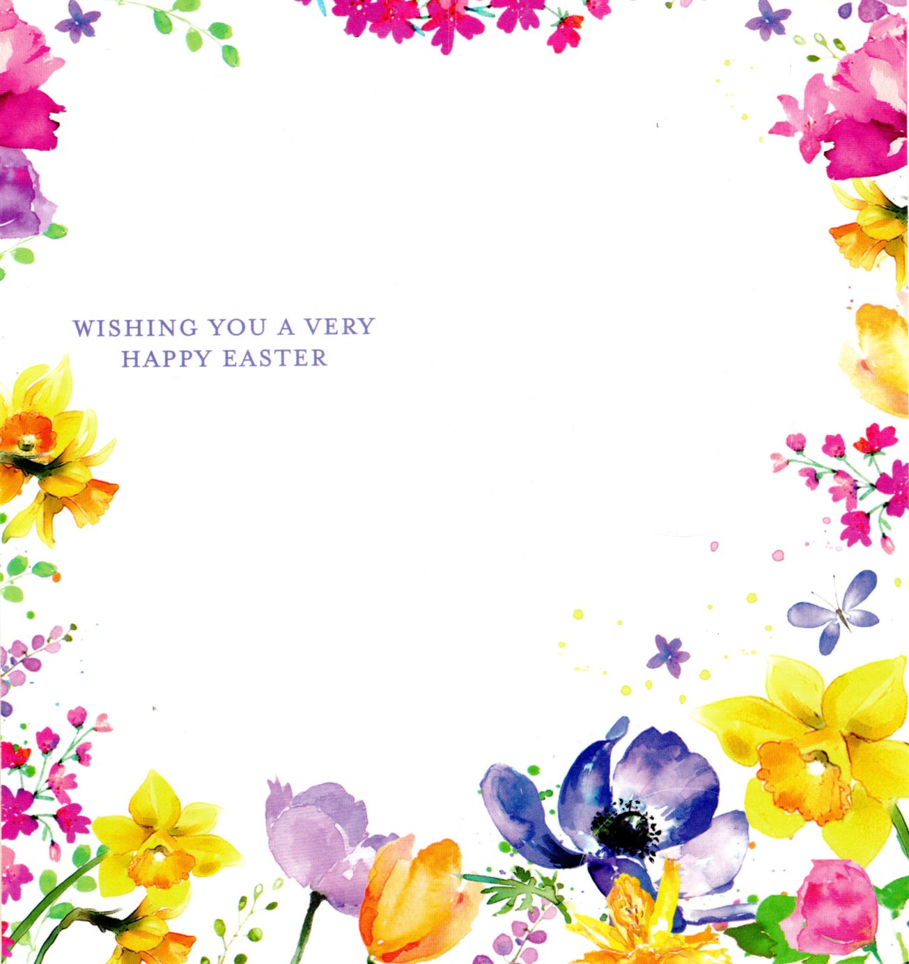 Money Wallet Watercolour Flowers