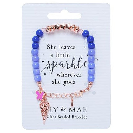 Lily & Mae - Star Motif Glass Beaded Bracelet