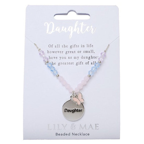 Lily & Mae - Daughter Beaded Necklace