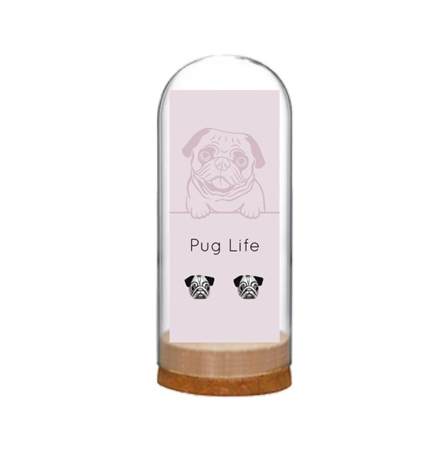 Lily & Mae Pug Petite Earrings