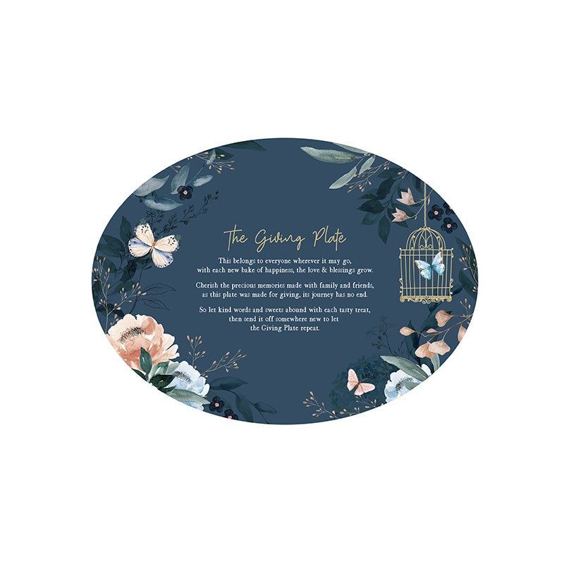 Giving Plate - Midnight Garden 