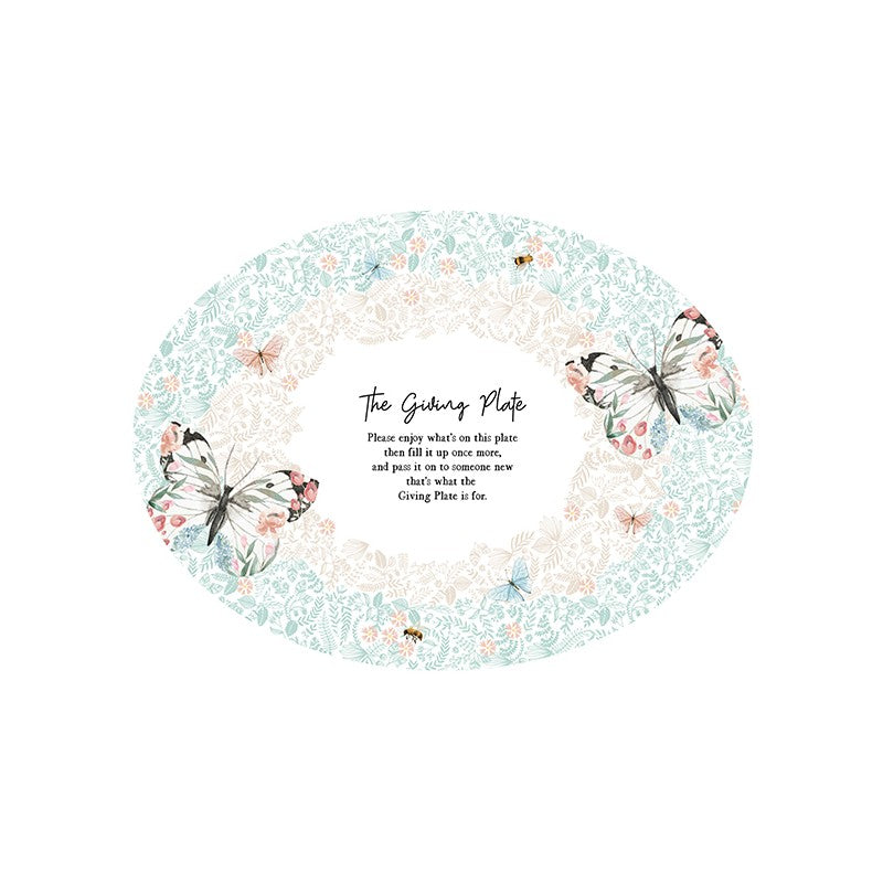 Giving Plate - Butterflies